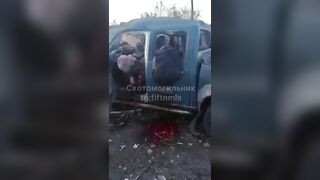 Ukrainians chilling in their Lamborghini - Brainz out