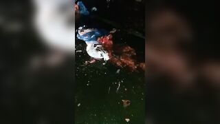 Moped Rider Turned Into A Road Pizza