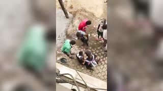 Thief Having A Shitty Day In Cameroon