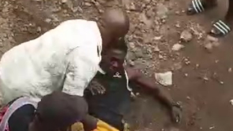 Thief Having A Shitty Day In Cameroon