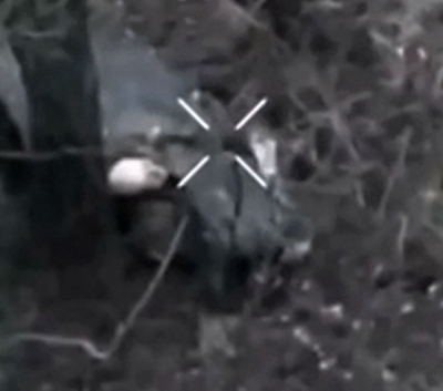 The Orc blew himself up with a grenade in the groin area