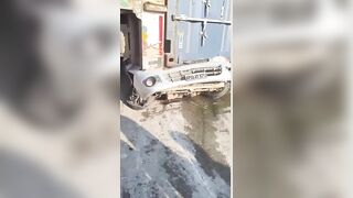Container Topples Onto Car Killing 32-Year-Old Techie In Andhra Pradesh's Chittoor