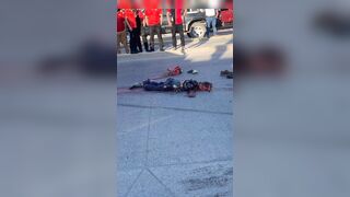 Hombre de 80 no pudo cruzar la peligrosa calle