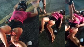 Woman terribly Injured in Accident