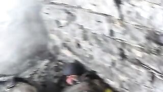 Dead soldiers after the massacre in the village of Georgievka
