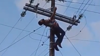 Electrocuted Worker Screams In Pain