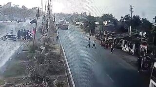 Drunk Driver Of The Tanker Truck Kills Two In India