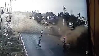 Drunk Driver Of The Tanker Truck Kills Two In India
