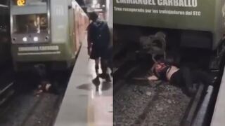 Man Suffers After Jumping On Tracks And Getting Hit By Train In Mexico City