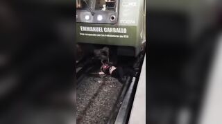 Man Suffers After Jumping On Tracks And Getting Hit By Train In Mexico City