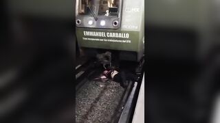 Man Suffers After Jumping On Tracks And Getting Hit By Train In Mexico City