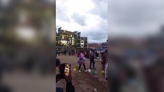 Woman Gets Leg Broken By Falling Tree During Celebration In Peru