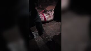Shirtless WOman found Dead