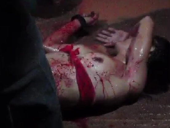 Shirtless WOman found Dead