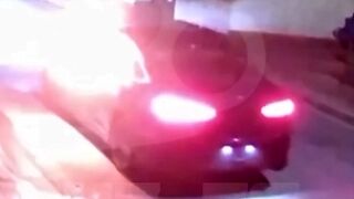 In Panama, a man tried to set fire to his attacker's car