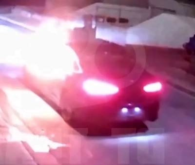 In Panama, a man tried to set fire to his attacker's car