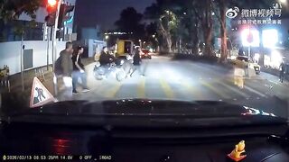 Careless Cyclist Pays A Painful Price