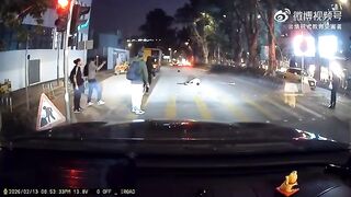 Careless Cyclist Pays A Painful Price
