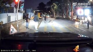 Careless Cyclist Pays A Painful Price