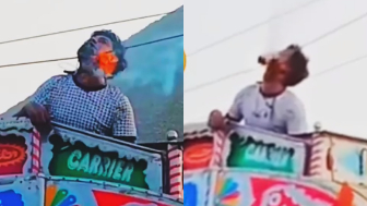 SHOCKING: Electrocuted Trucker Gets Head Cut Off By Live Wire