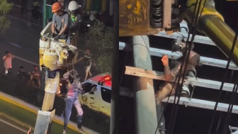 More Angles Of Electrocuted Cable Thief In The Philippines