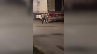 Argument Of Truck Drivers Turns Violent In Vietnam