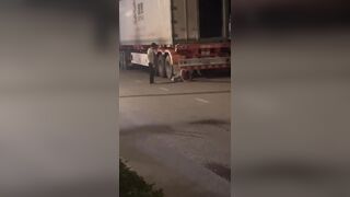 Argument Of Truck Drivers Turns Violent In Vietnam