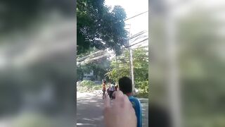Worker Electrocuted, Injured By Live Wires In The Philippines