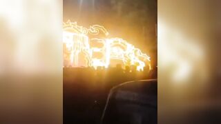 Giant Chariot Falls On Festival Goers In India