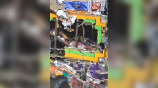 Giant Chariot Falls On Festival Goers In India