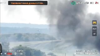 FSB footage of Russian Ka-52s attacking Wagner forces on the way to Moscow