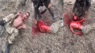 Dude Hacked Alive With Machete By Cartel (Extended & W/Sound)