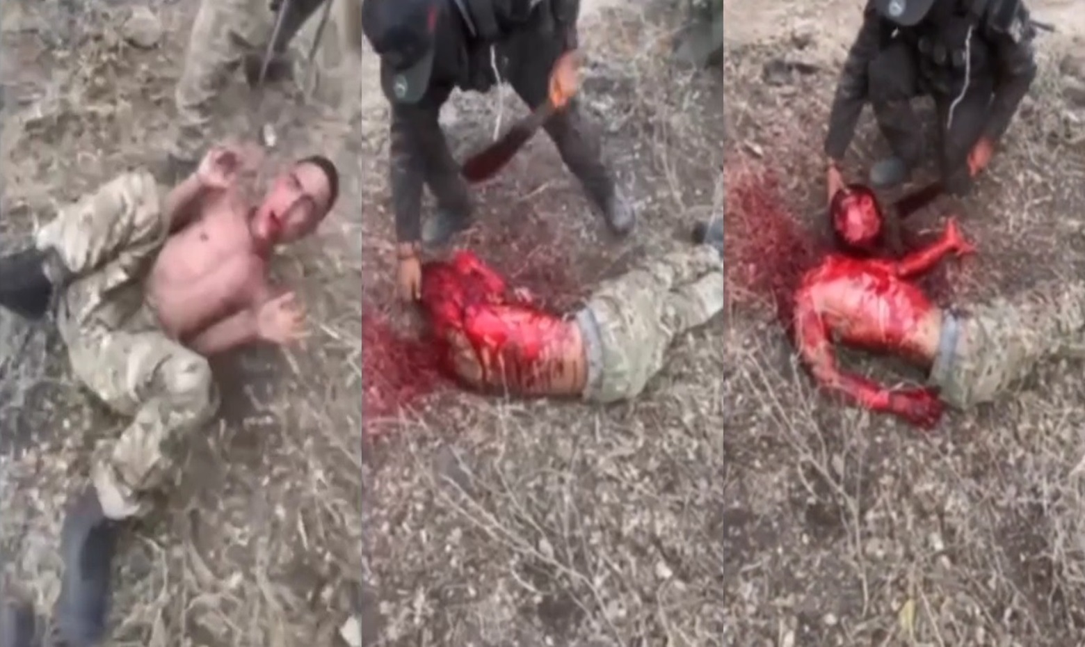 Dude Hacked Alive With Machete By Cartel (Extended & W/Sound)