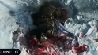 Ukrainian with shattered legs cannot die.