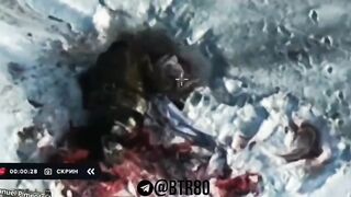 Ukrainian with shattered legs cannot die.