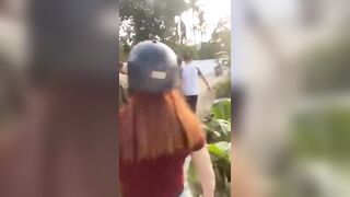 RAW:Another Angle Of Man Slitting Throat In Vietnam {SKIP to 3.10}