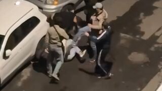 In St. Petersburg, a mob of crazed foreigners brutally beat up two RU men
