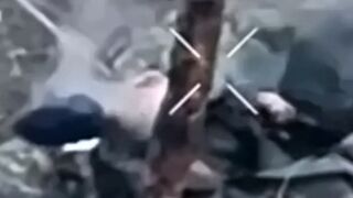 A Russian soldier shoots himself in the head
