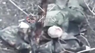 A Russian soldier shoots himself in the head