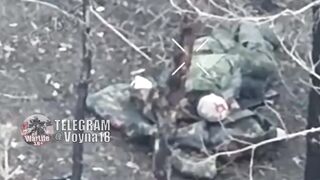A Russian soldier shoots himself in the head