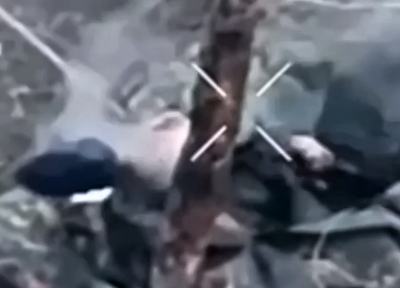 A Russian soldier shoots himself in the head
