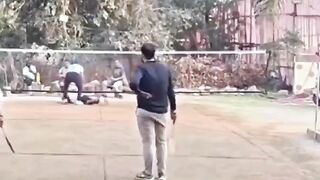 A businessman died of a heart attack while playing badminton in India