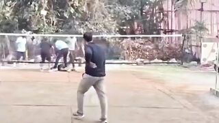A businessman died of a heart attack while playing badminton in India