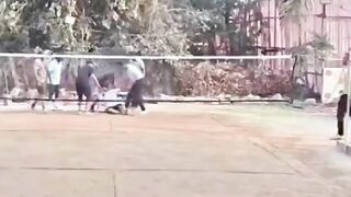 A businessman died of a heart attack while playing badminton in India