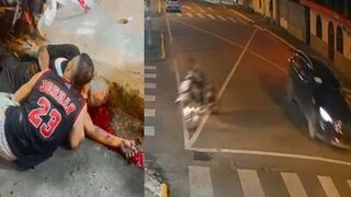 Gunmen In SUV Execute Two Men On Motorcycle In  Drive-by Ambush (CCTV & Aftermath)