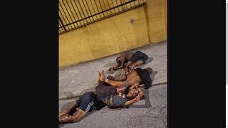 Four thieves robbed a car and cowardly killed an 8-year-old girl.
