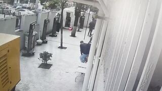 Turkish Man Steals Gun From Police Officer and Shoots Himself