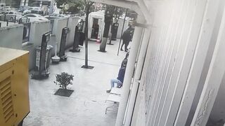 Turkish Man Steals Gun From Police Officer and Shoots Himself