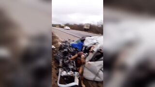 Car Occupants Killed In Head On Crash In Brazil