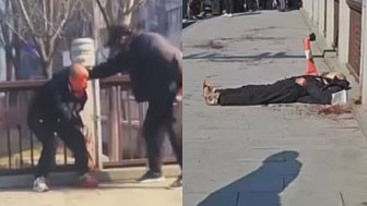 Sicko Stabs Man To Death In Broad Daylight In China